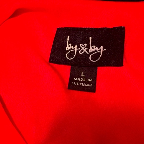 NWT, By&By dress, fit and flare style, size L - Picture 5 of 5